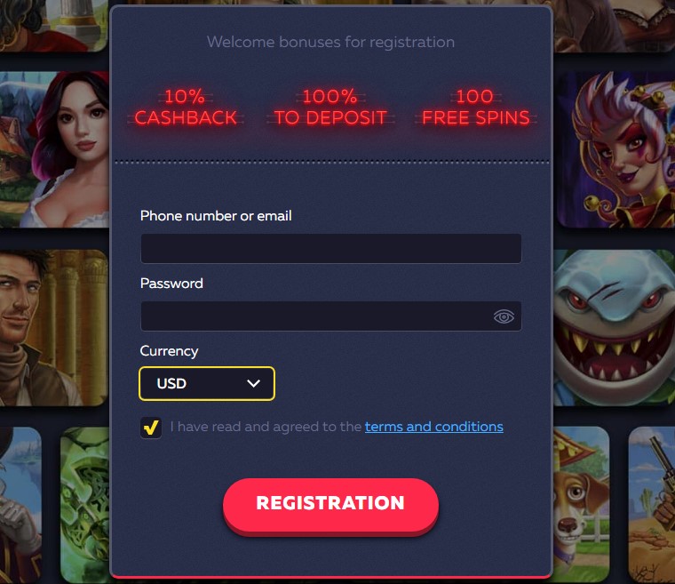 registration vavada kasino